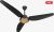 Tamoor Ceiling Fan Executive 56'' (30W ECO-SMART)  Colour Black (HAMMALL-2)